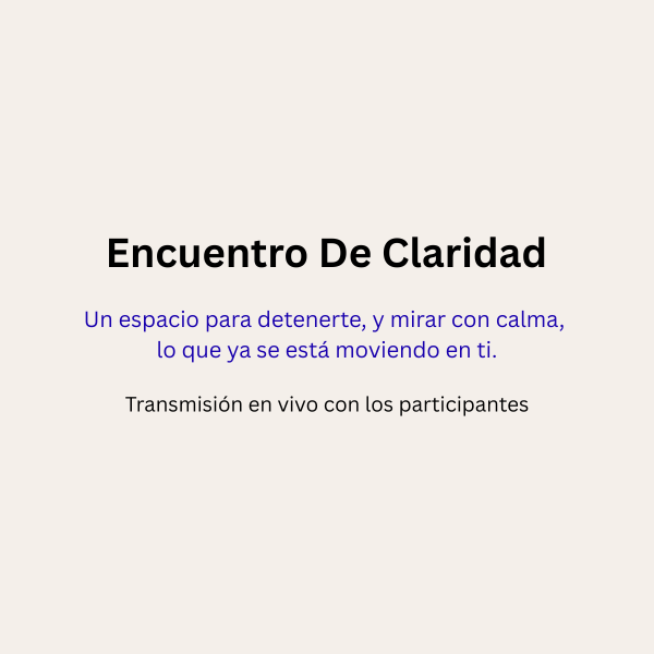 Encuentro De Claridad